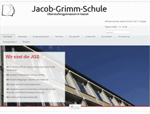 Tablet Screenshot of jgs-kassel.de